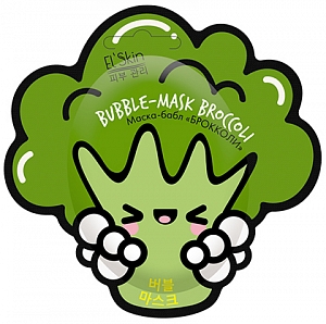 ElSkin~Маска-бабл с экстрактом брокколи~Bubble-Mask Broccoli